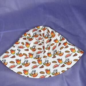 Little Caesars Reversible Mango Mountain Dew Hat Limited Edition. Rare Hat J3